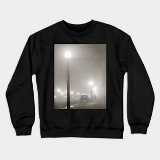 Foggy Night, 1941. Vintage Photo Crewneck Sweatshirt